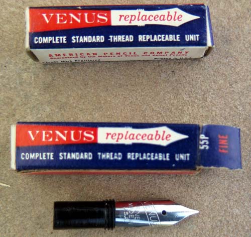 VENUS SCREW IN NIBS - SAME FORM, FIT AND FUNCTION AS ESTERBROOK RENEW POINT NIBS